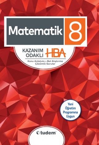 8. Sınıf Matematik Kazanım Odaklı HBA Tudem Yayınları