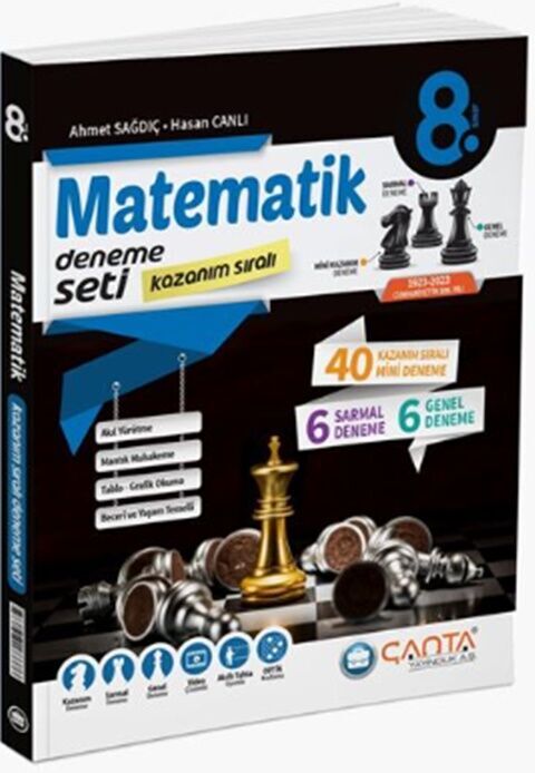 8. Sınıf Matematik Kazanım Sıralı Deneme Seti Çanta Yayınları