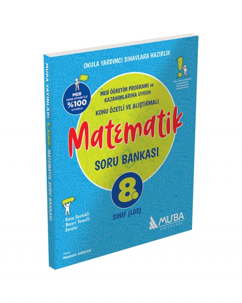 8. Sınıf Matematik Soru Bankası Muba Yayınları