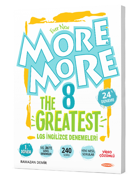 8. Sınıf More And More The Greatest 1. Dönem Deneme Kurmay Elt Yayınları
