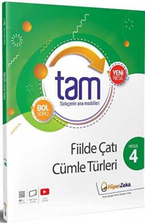 8. Sınıf TAM Türkçe 4 Fiilde Çatı ve Cümle Türleri Hiper Zeka Yayınları