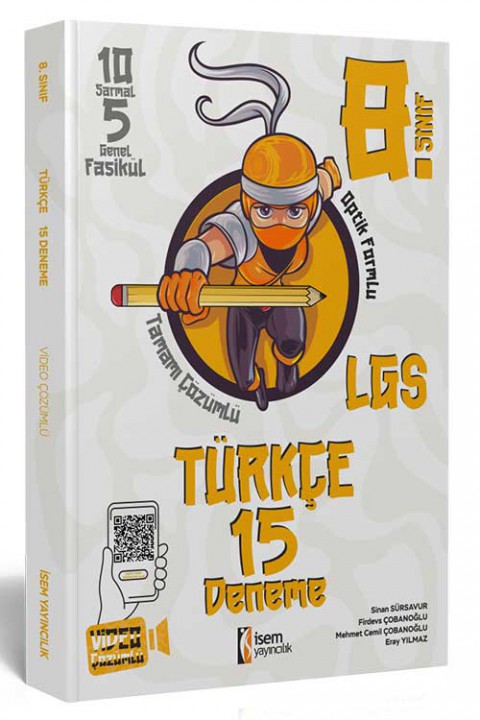 8. Sınıf Türkçe 15 Deneme İsem Yayıncılık