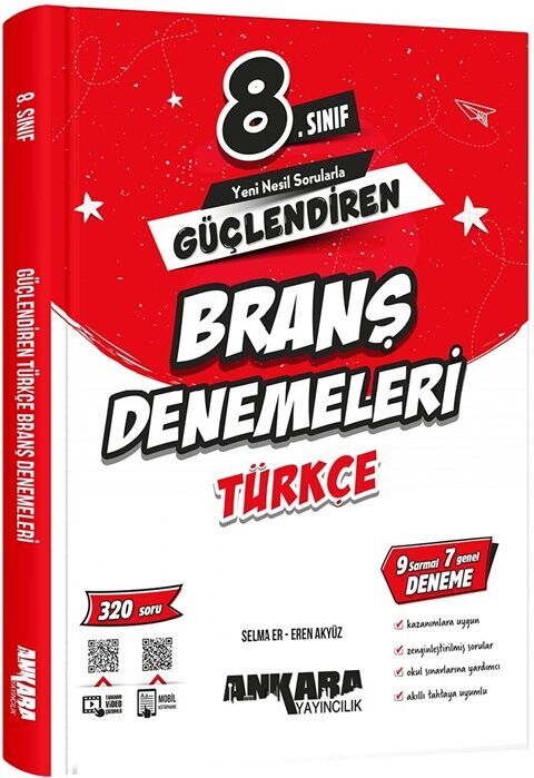 8. Sınıf Türkçe Güçlendiren Branş Denemeleri Ankara Yayıncılık