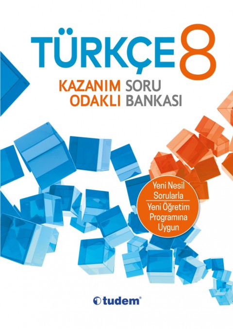 8. Sınıf Türkçe Kazanım Odaklı Soru Bankası Tudem Yayınları