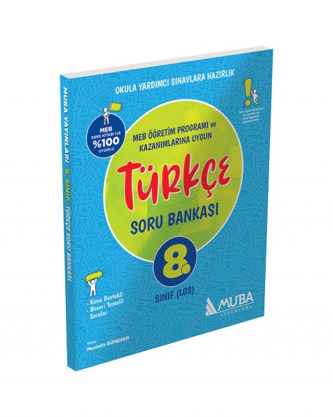 8. Sınıf Türkçe Soru Bankası Muba Yayınları