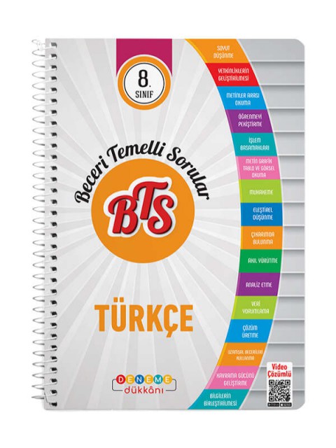 8. Sınıf Türkçe Beceri Temelli Sorular Deneme Dükkanı Yayınları