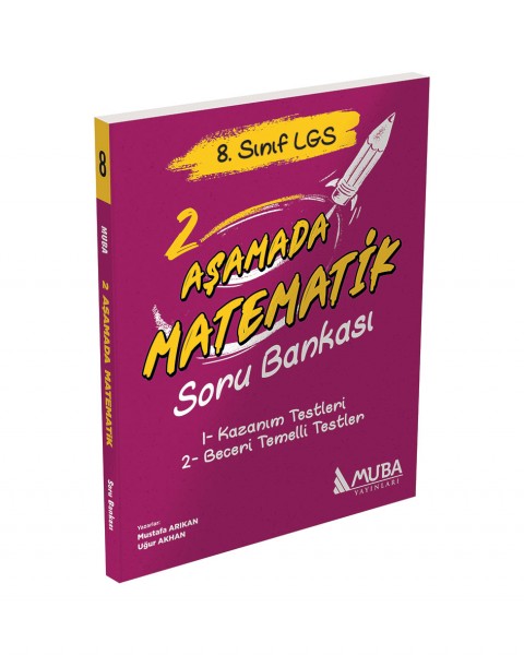 8.Sınıf 2 Aşamada Matematik Soru Bankası Muba Yayınları