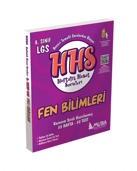 8.Sınıf Fen Bilimleri Haftalık Hasat Soruları (HHS) Muba Yayınları