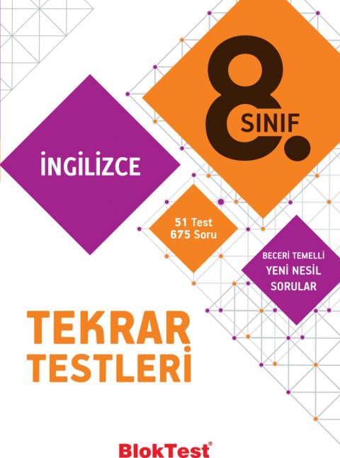 8.Sınıf İngilizce Tekrar Testleri Tudem Eğitim