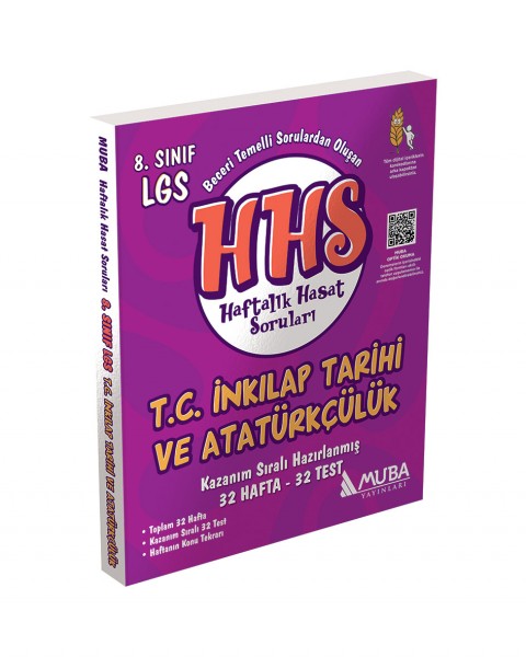 8.Sınıf İnkılap Tarihi Haftalık Hasat Soruları (HHS) Muba Yayınları