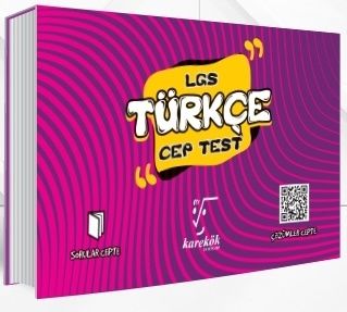 8. Sınıf LGS Türkçe Cep Test Karekök Yayınları