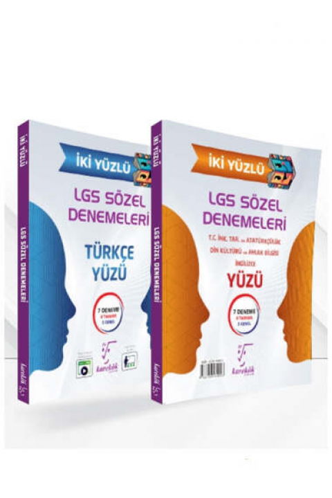 8.Sınıf LGS İki Yüzlü Sözel Denemeleri Karekök Yayınları