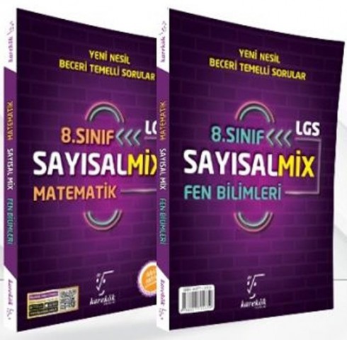 8. Sınıf LGS Sayısal Mix Matematik ve Fen Bilimleri Karekök Yayınları