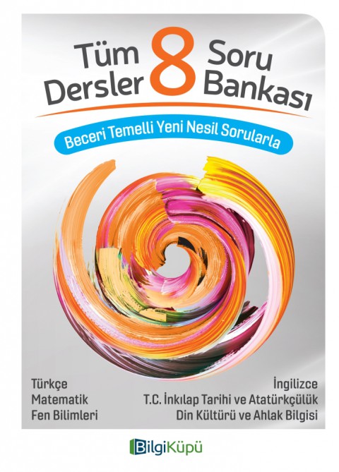 8.Sınıf LGS Tüm Dersler Soru Bankası Bilgi Küpü Yayınları