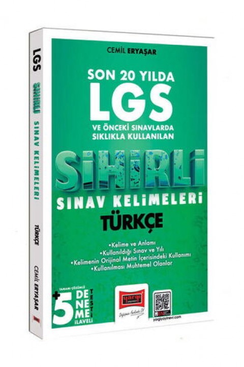 8.Sınıf LGS Türkçe Son 20 Yılda Sıklıkla Kullanılan Sihirli Sınav Kelimeleri Yargı Yayınları