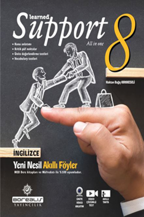 8.Sınıf Learned Support All In One 8 Borealis Yayınları