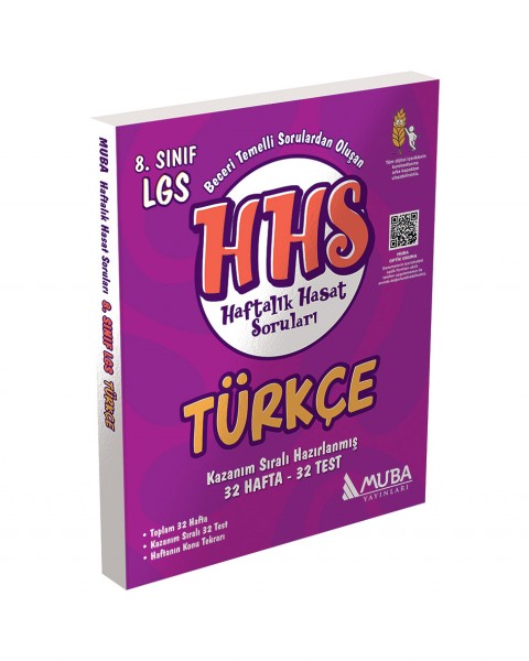 8.Sınıf Türkçe Haftalık Hasat Soruları (HHS) Muba Yayınları