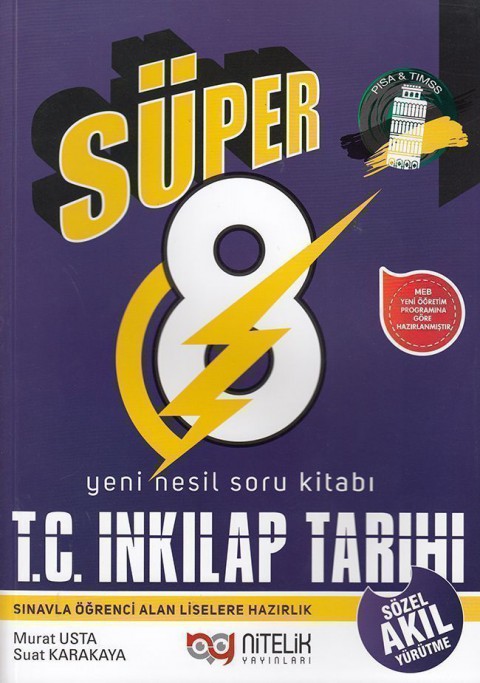 8.Sınıf Yeni Nesil Süper İnkılap Tarihi Soru Bankası  B  Nitelik Yayınları