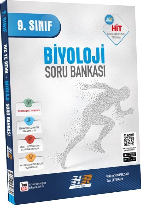 9. Sınıf Biyoloji HİT Soru Bankası Hız ve Renk Yayınları