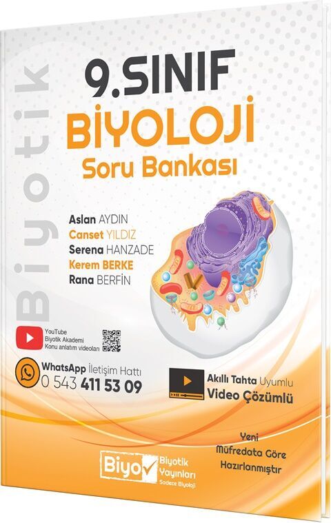9. Sınıf Biyoloji Soru Bankası Biyotik Yayınları