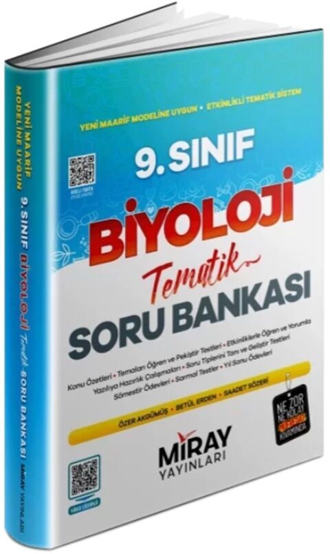9. Sınıf Biyoloji Tematik Konu Özetli Soru Bankası Miray Yayınları