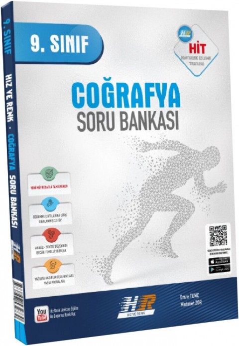 9. Sınıf Coğrafya HİT Soru Bankası Hız ve Renk Yayınları