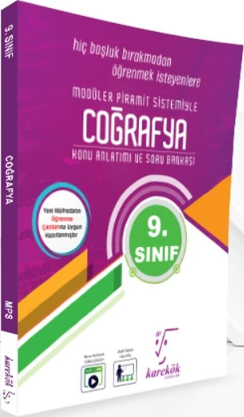 9. Sınıf Coğrafya Konu Anlatımlı Soru Bankası Karekök Yayınları