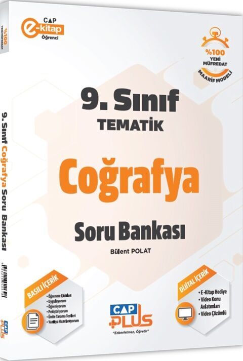 9. Sınıf Coğrafya Tematik Soru Bankası Çap Yayınları
