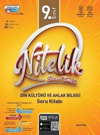 9. Sınıf Din Kültürü ve Ahlak Bilgisi Beceri Temelli Soru Kitabı Nitelik Yayınları
