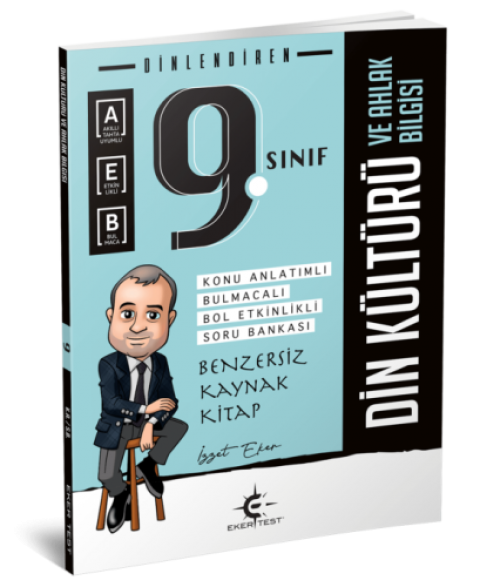 9. Sınıf Dinlendiren Din Kültürü ve Ahlak Bilgisi Konu Anlatımlı Eker Test Yayınları