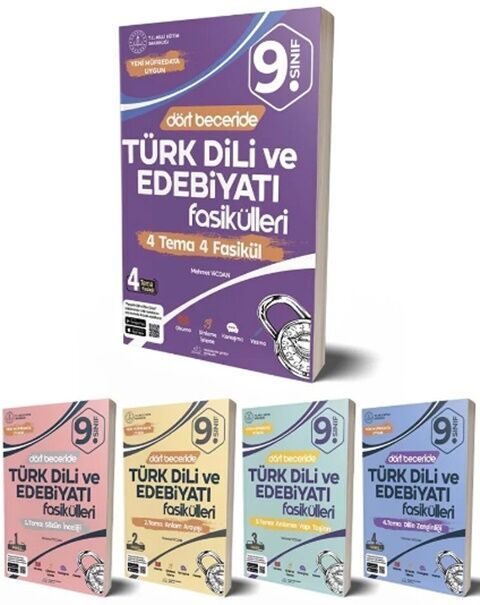 9. Sınıf Dört Beceride Türk Dili ve Edebiyatı Fasikülleri Paragrafın Şifresi Yayınları