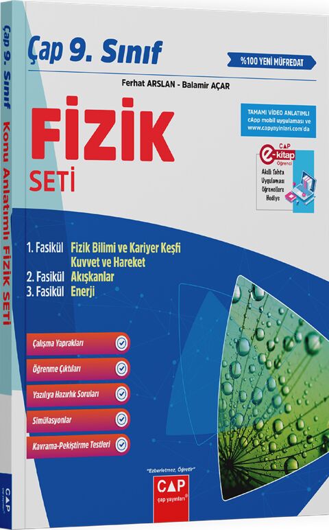 9. Sınıf Fizik Seti Çap Yayınları