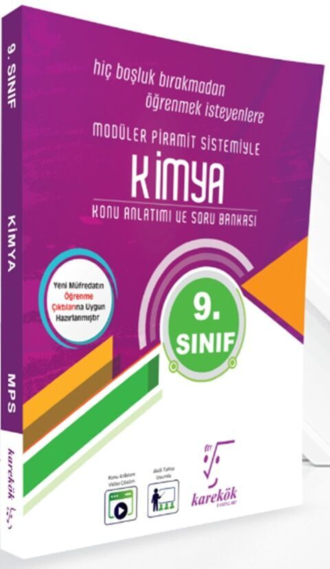 9. Sınıf Kimya MPS Konu Anlatımı ve Soru Bankası Karekök Yayınları