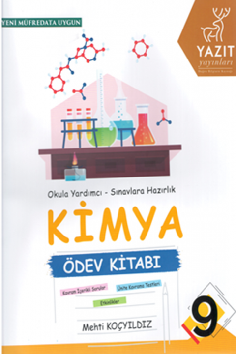 9. Sınıf Kimya Ödev Kitabı Yazıt Yayınları