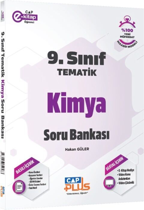 9. Sınıf Kimya Tematik Soru Bankası Çap Yayınları