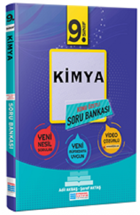 9. Sınıf Kimya Video Çözümlü Soru Bankası Evrensel İletişim Yayınları