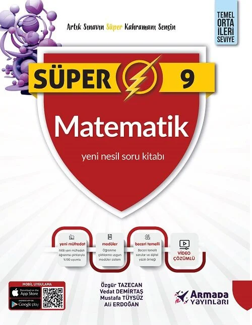 9. Sınıf Süper Matematik Soru Kitabı Armada Yayınları