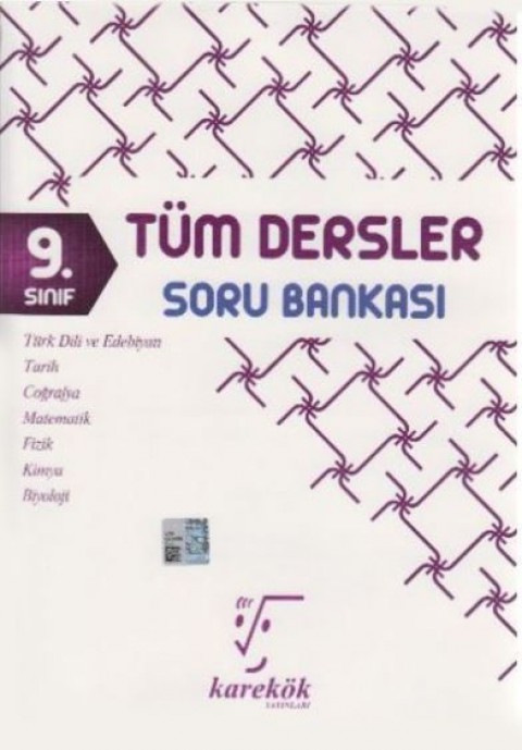 9. Sınıf Tüm Dersler Soru Bankası Karekök Yayınları