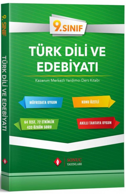 9. Sınıf Türk Dili Edebiyatı Ders Kitabı Sonuç Yayınları