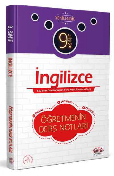 9. Sınıf Vip İngilizce Öğretmenin Ders Notları Editör Yayınları