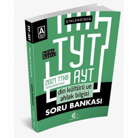 TYT AYT Dinlendiren Din Kültürü ve Ahlak Bilgisi Soru Bankası Eker Test Yayınları