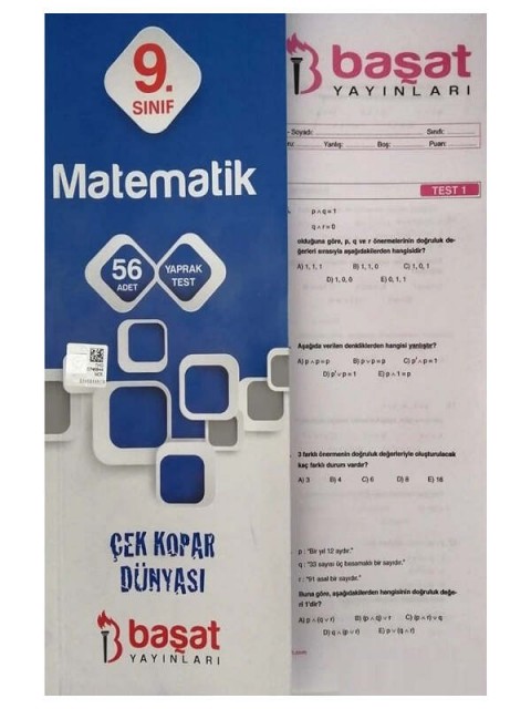 9.Sınıf Matematik Çek Kopart Yaprak Test Başat Yayınları