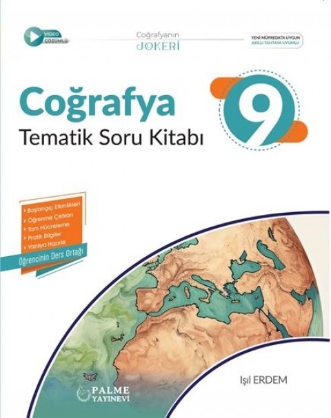 9.Sınıf Coğrafya Tematik Soru Kitabı Palme Yayınları