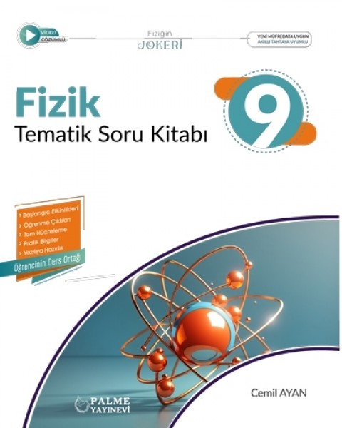 9.Sınıf Fizik Tematik Soru Kitabı Palme Yayınları