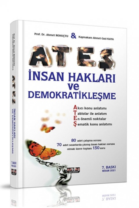 ATEŞ İnsan Hakları ve Demokratikleşme Konu Anlatımlı Savaş Yayınevi