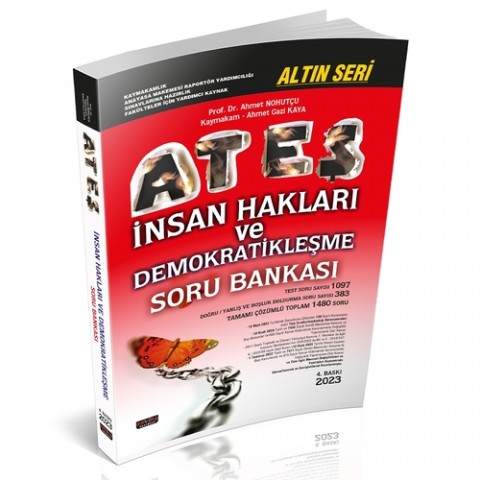 Ateş İnsan Hakları ve Demokratikleşme Soru Bankası Savaş Yayınevi