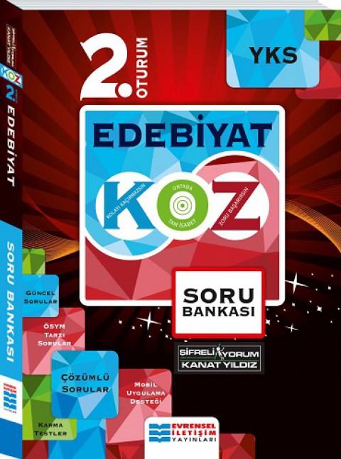 AYT 2. Oturum Edebiyat KOZ Serisi Soru Bankası Evrensel İletişim Yayınları