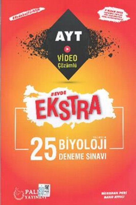 AYT Biyoloji 25 Deneme Sınavı Palme Yayınları