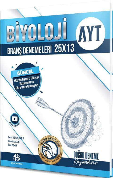 AYT Biyoloji 25 x 13 Branş Denemeleri Bilgi Sarmal Yayınları