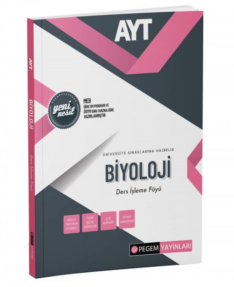 AYT Biyoloji Ders İşleme Föyü Pegem Akademi Yayıncılık